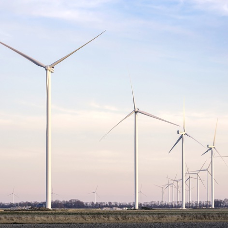 Op deze slide wordt getoond windpark prinses Ariane.