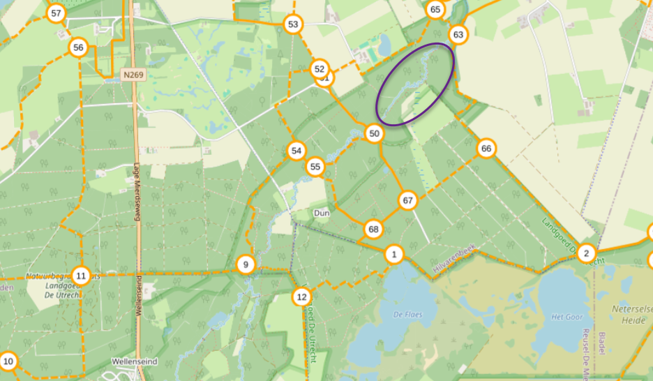 Kaartje Landgoed De Utrecht