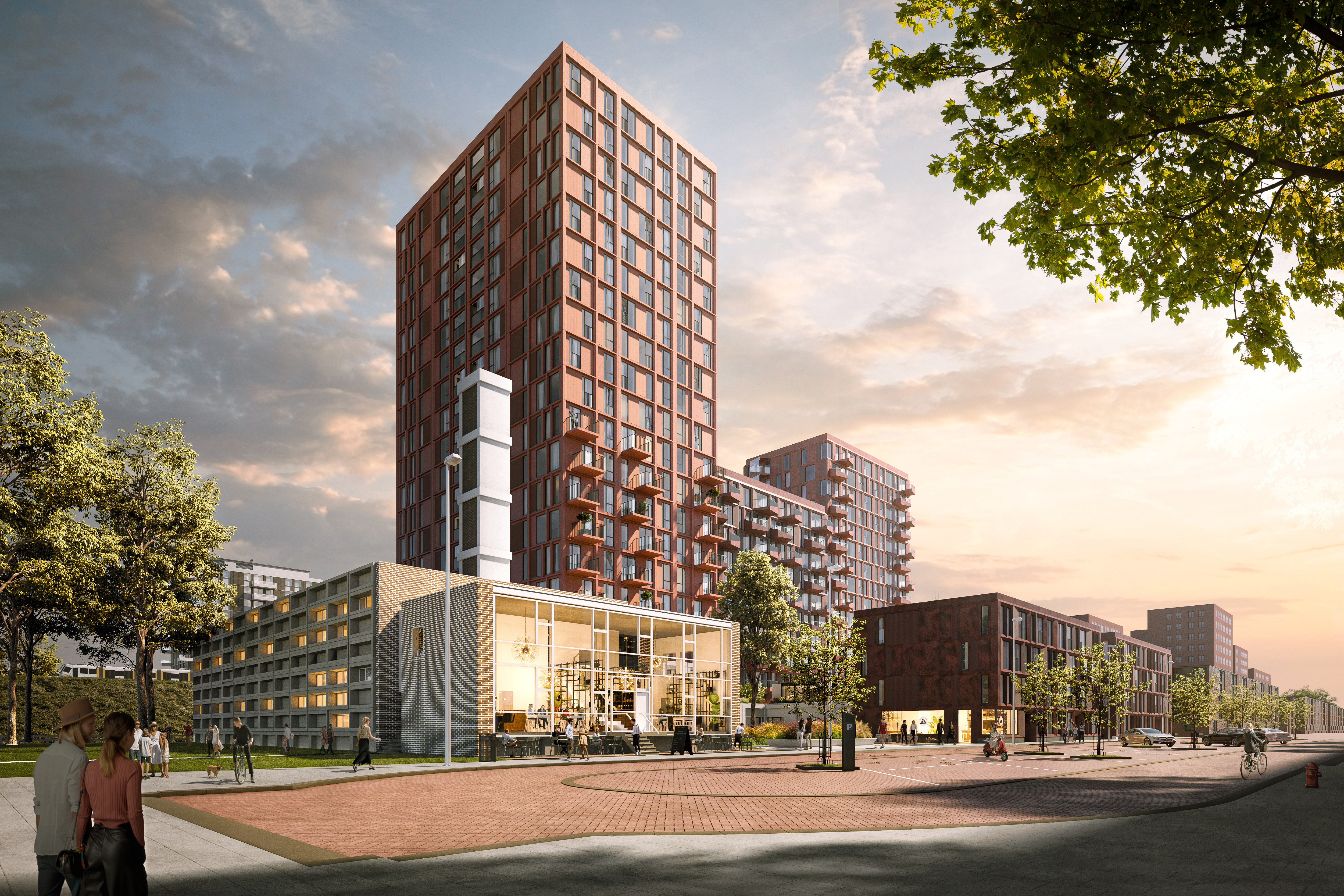 Op deze slide wordt getoond Ottho in Amsterdam.